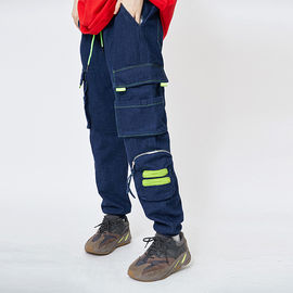 Fashion Mens Cargo Sweatpants Polyester / Cotton Material OEM Service